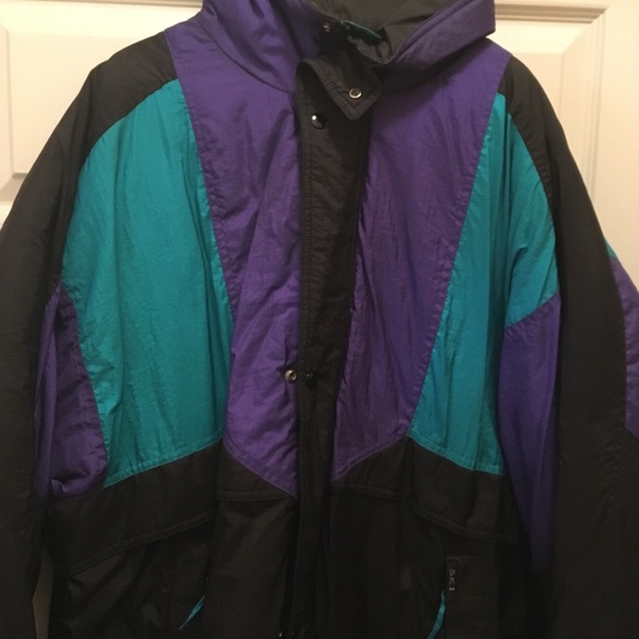 Ski Other - Black/purple/aqua Thermoloft Ski jacket XLT